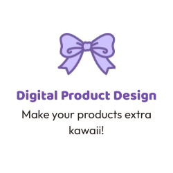 Cawaii Creatives' Cawaii Packs could be used to design a digital product
