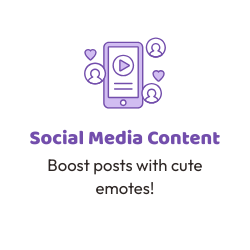 Cawaii Creatives' Cawaii Packs could be used for social media content